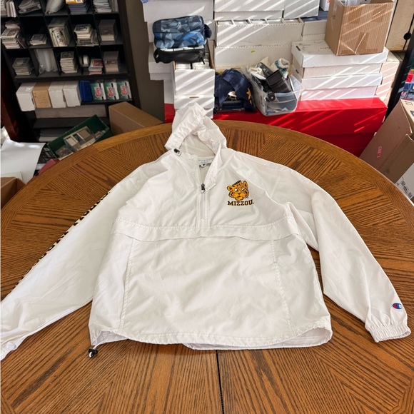 Champion Other - Champion 1/4 Zip Pullover White Mizzou Tigers